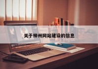 关于柳州网站建设的信息
